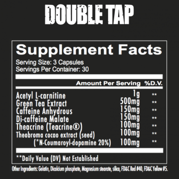 Alternativ visning af Redcon1 – Double Tap Caps – Fat Burner