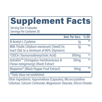 Autre vue de Revive MD – Liver 120 Veggie Caps