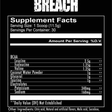 Vista alternativa dell'Redcon1 – Breach – Branched Chain Amino Acids