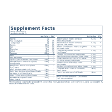 Vaihtoehtoinen näkymä Revive MD - Daily Greens Powder:stä