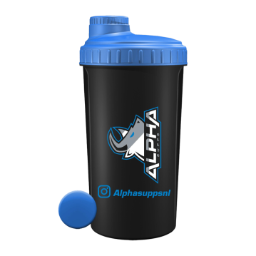 Alpha Supps - Shaker - 700 ml - Sort og blå
