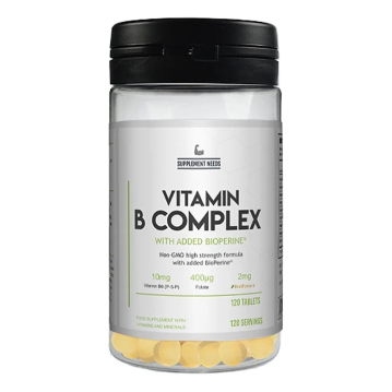 Supplement Needs - B-vitamiinikompleksi 120 tabl.