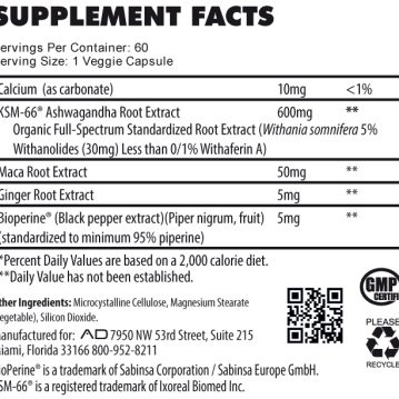 Autre vue de Project AD - Ashwaganda - Relaxation Support