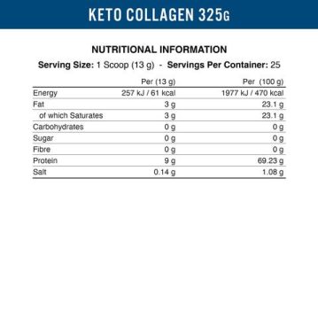 Vista alternativa de Applied Nutrition - Keto Collagen 325 gram