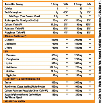 Vista alternativa dell'Alpha Lion – SuperHuman Intra EAA/BCAA+ Formula