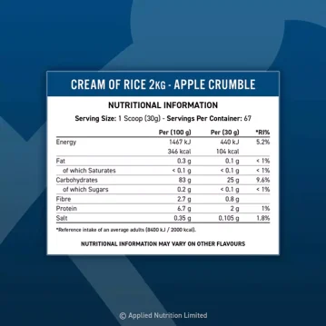 Vista alternativa de Applied Nutrition - Cream of Rice