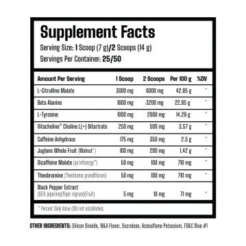 Vista alternativa dell'Muscle Rage - Limitless Unleashed Pre Workout