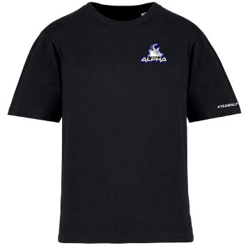 Alpha Supps X Hoist Wear - Alpha Supps T-shirt " Team Edition " Sort