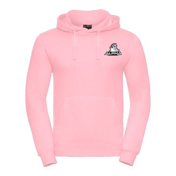 Alpha Supps X Hoist Wear - Pumpeovertræk/hættetrøje "Team Edition" Soft Pink