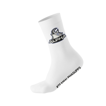 Alpha Supps - Sokker hvide