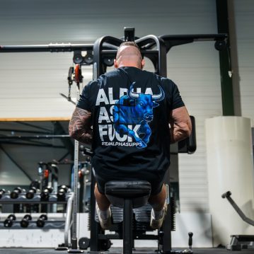 Alpha Supps - Alpha as F*ck T-shirt (begrænset udgave)