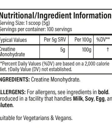 Alternativ vy av Trained by JP Nutrition - Creatine 500 gr