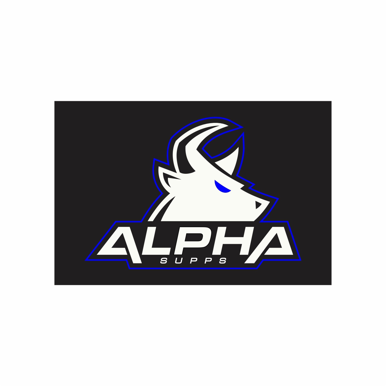 Alpha Supps - Gym Backpack Patch