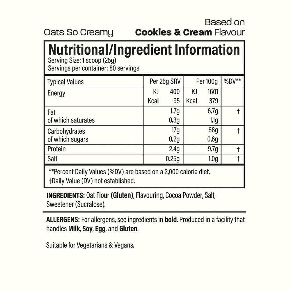 Trained by JP Nutrition - Oats so Creamy - Imagen 7