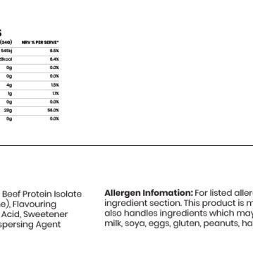Vaihtoehtoinen näkymä 10x Athletic - Clear Beef Isolate 2kg:stä