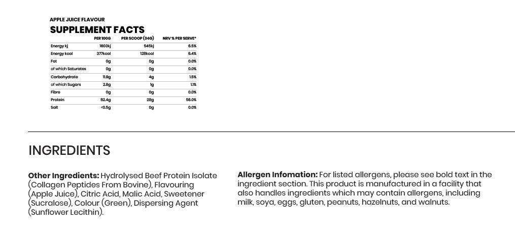 10x Athletic - Clear Beef Isolate 2kg - Kuva 2