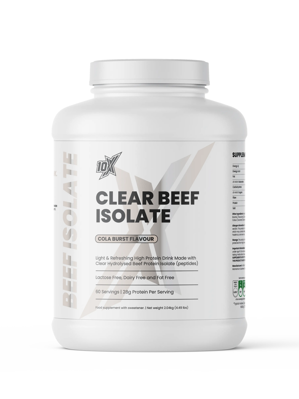 10x Athletic - Clear Beef Isolate 2kg