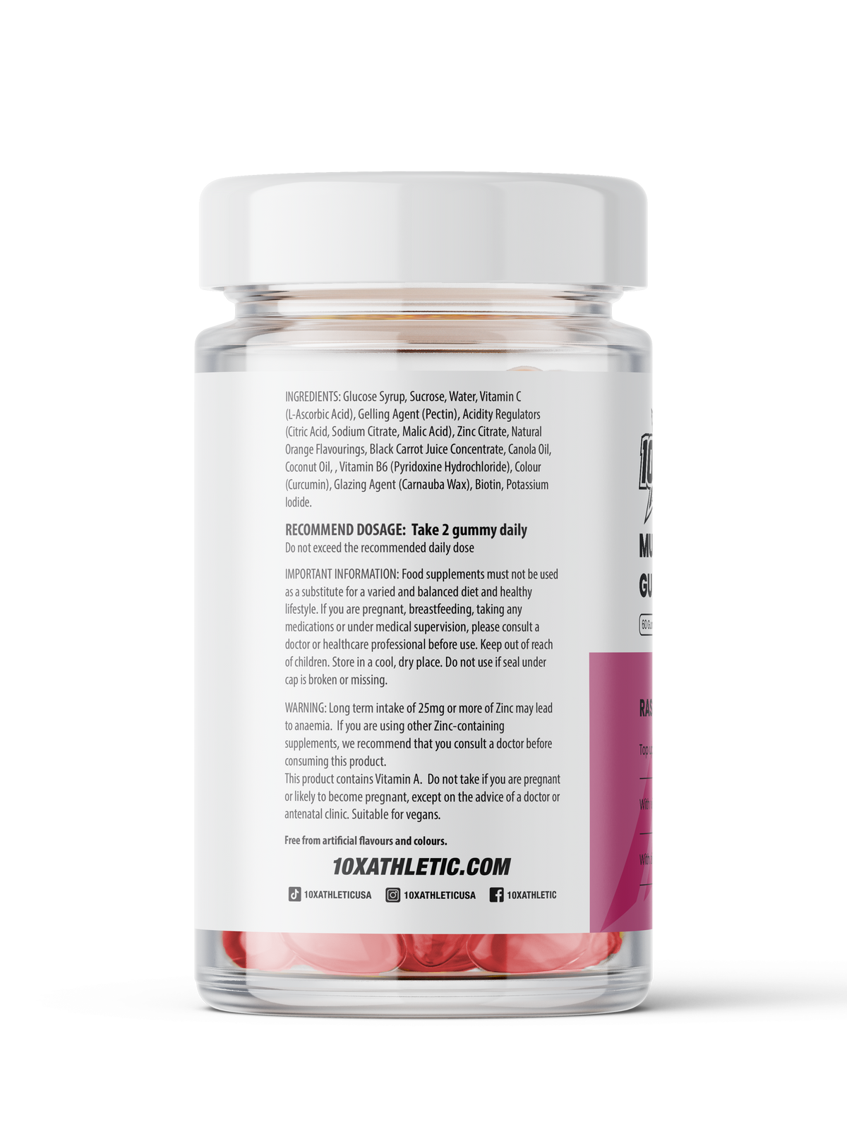10x Athletic - Multi Vitamin Gummies - Bild 3