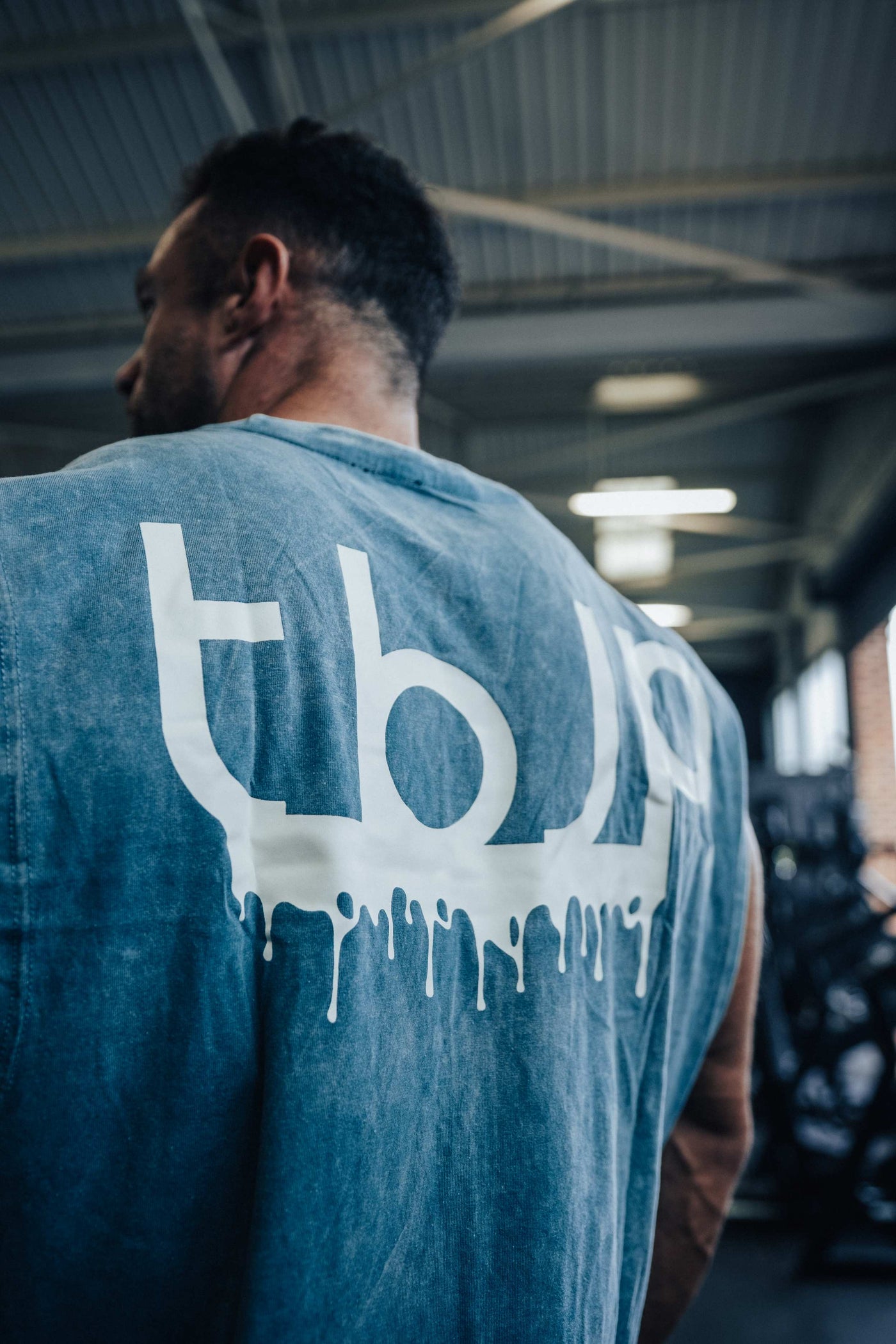 tbJP Drip Logo Vest in Blue Green - UTILITY01 - Imagem 4