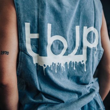 tbJP Drip Logo Vest in Blue Green - UTILITY01 - Imagem 6