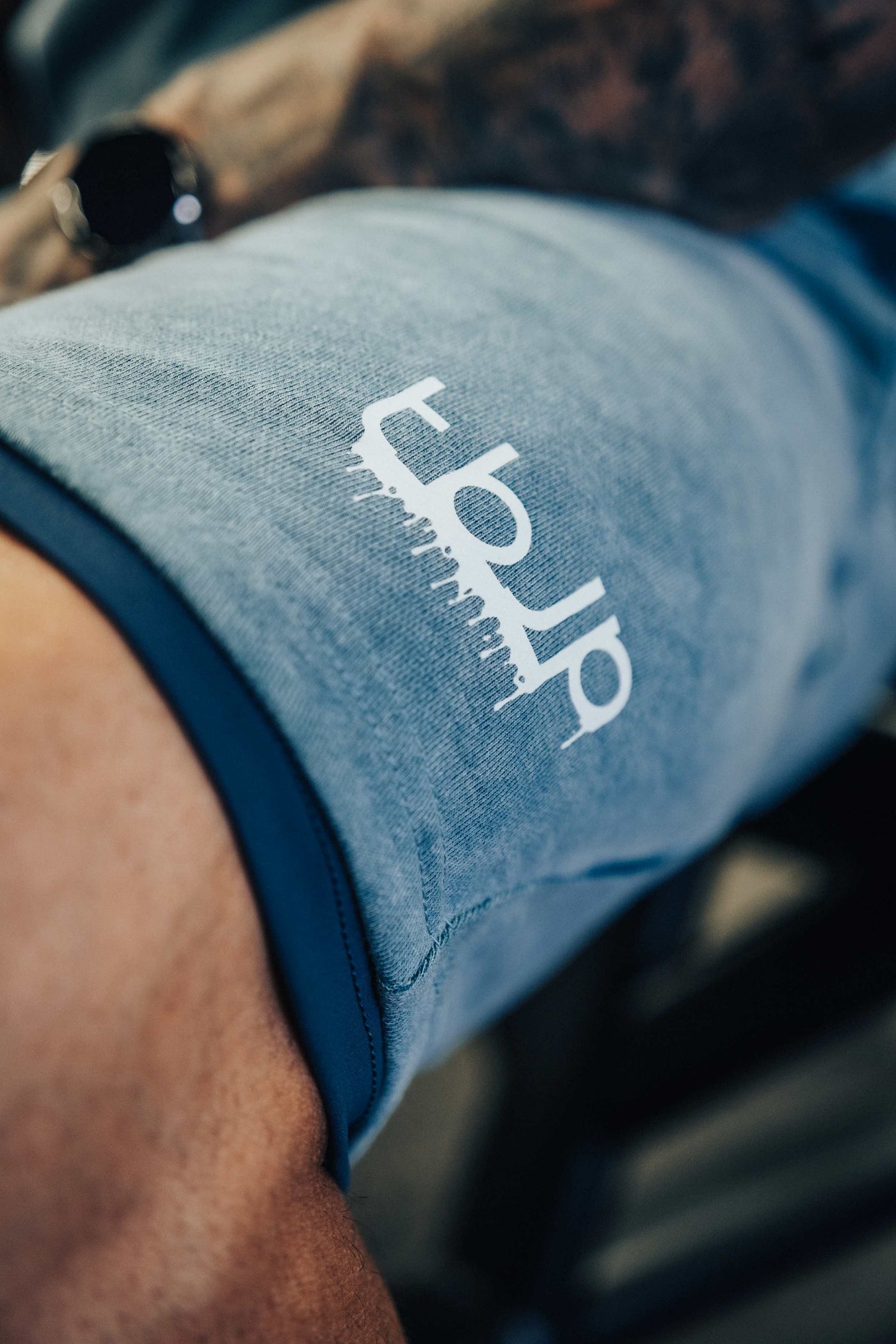 tbJP Drip Logo Shorts with lining - UTILITY01 - Imagem 3