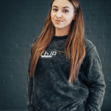 tbJP Drip Logo Sweater in Black with a Light Grey Logo - UTILITY01 - Imagem 3