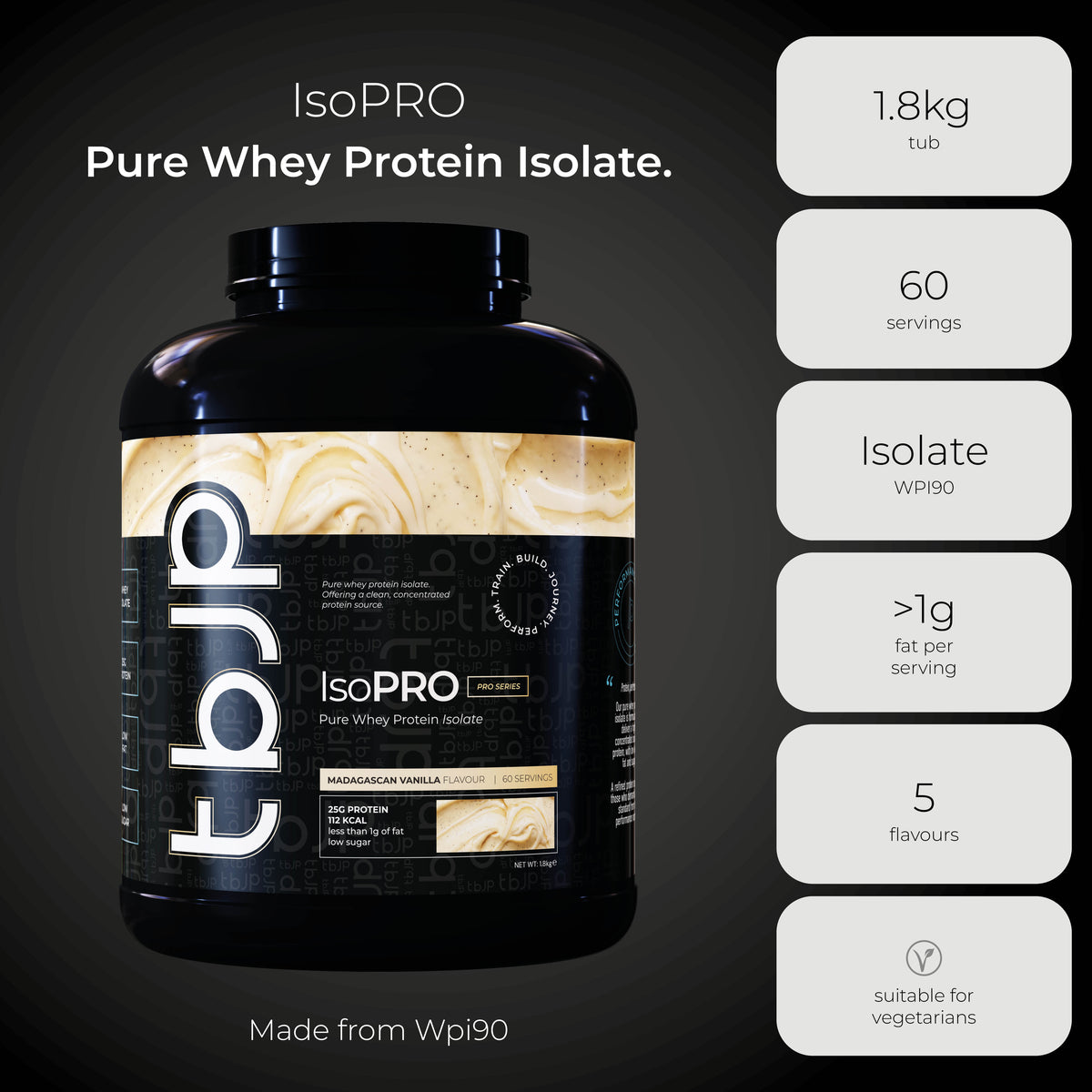 Trained by JP Nutrition - Iso Pro 1.8 kilo in TUBS – Image 3